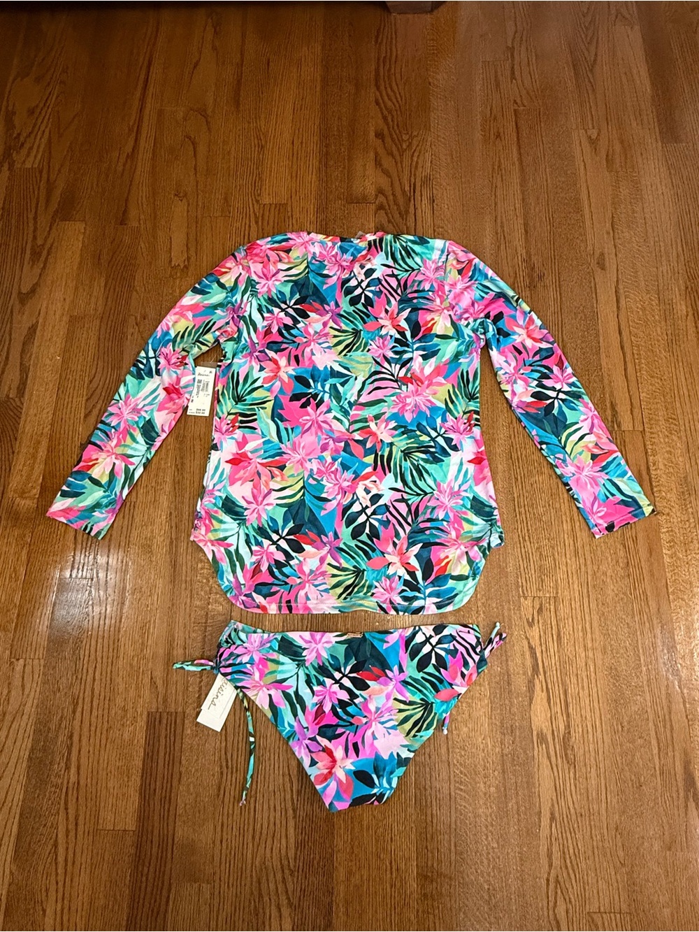 NWT Raisins Rashguard Top & Bikini Bottom - Picture 2 of 5